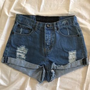One teaspoon denim shorts
